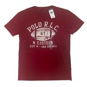 NEW Ralph Lauren Polo Camo Script short sleeve  T-Shirt Black  Men's sz M